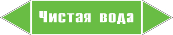 Маркировка трубопровода "чистая вода" (пленка, 358х74 мм) - Маркировка трубопроводов - Маркировки трубопроводов "ВОДА" - vektorb.ru